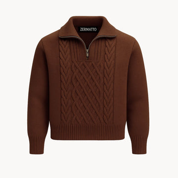 SIMEONE Zipped Sweater