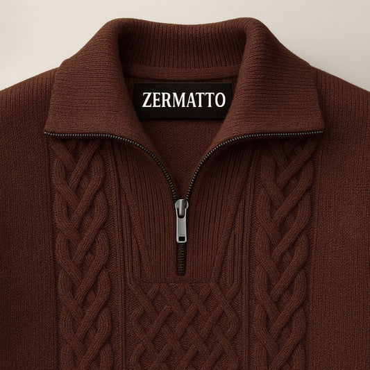 SIMEONE Zipped Sweater