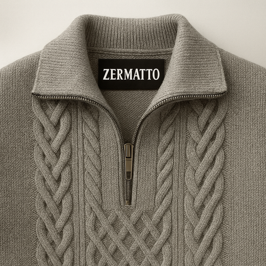 SPADARO Zipped Sweater