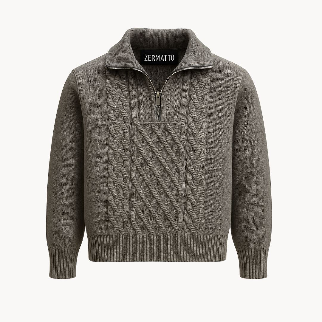 SPADARO Zipped Sweater
